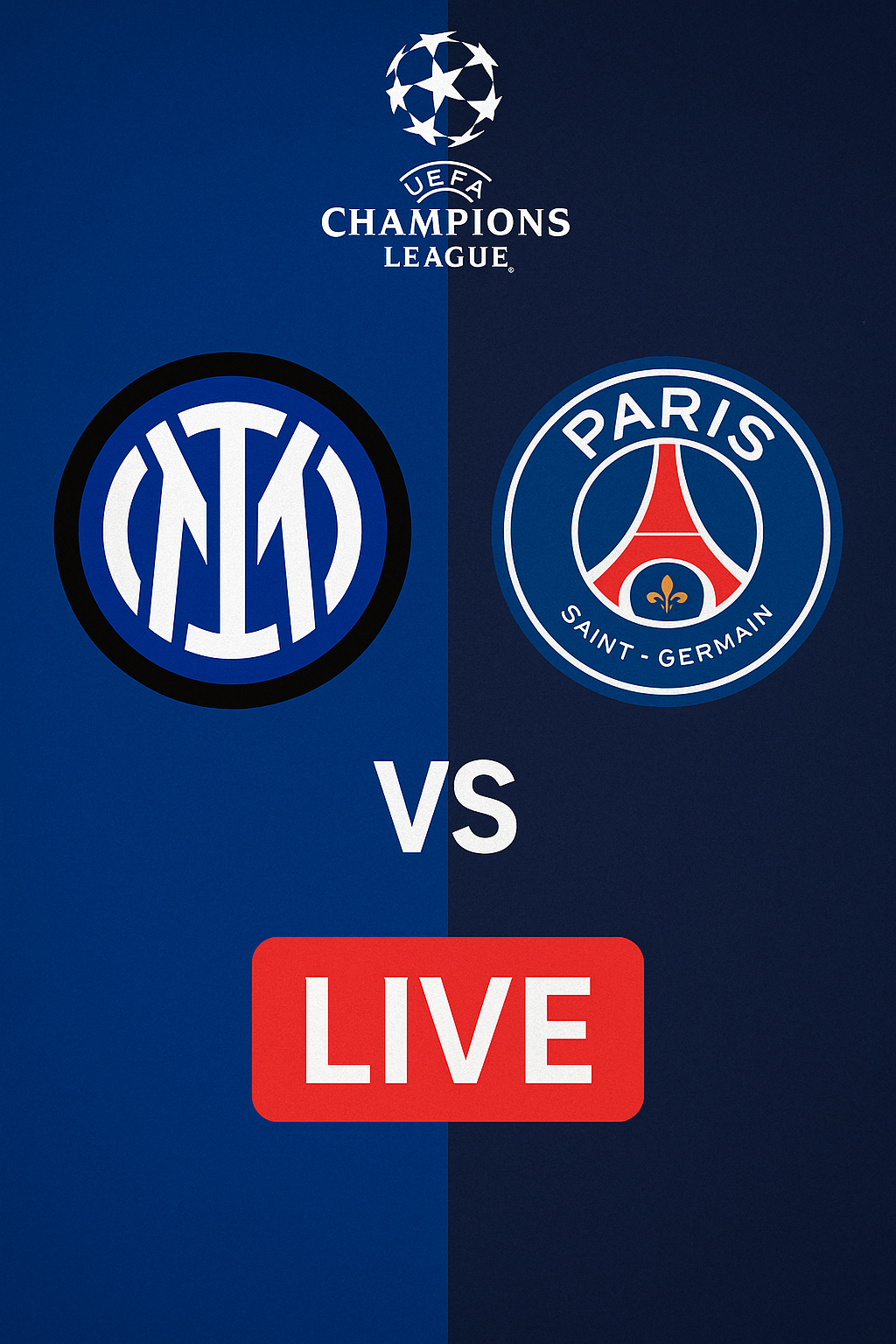 Inter vs Paris Saint Germain live