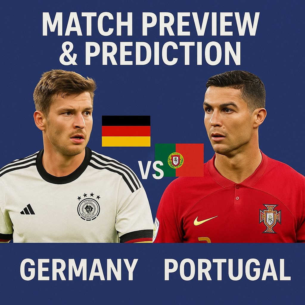 UEFA Nations League, Germany vs Portugal, semi-final prediction, international football, Cristiano Ronaldo, Florian Wirtz, Munich, Allianz Arena, European football