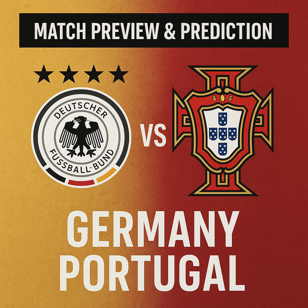 UEFA Nations League, Germany vs Portugal, semi-final prediction, international football, Cristiano Ronaldo, Florian Wirtz, Munich, Allianz Arena, European football