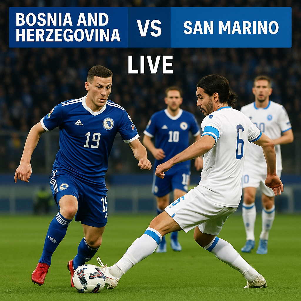 Bosnia and Herzegovina vs San Marino live